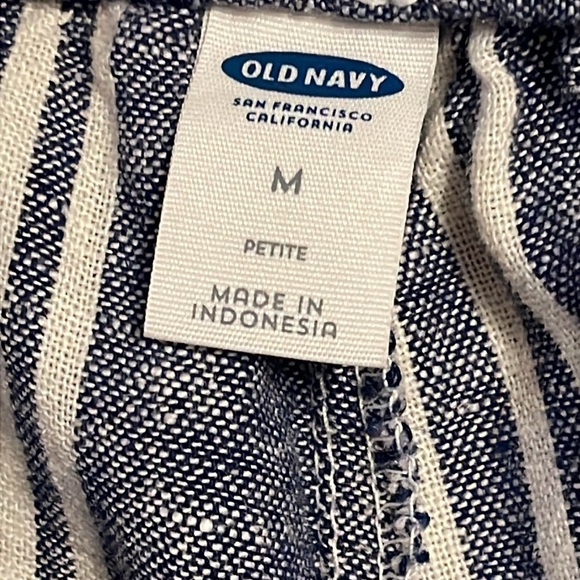 🌹Old Navy Striped Blue Pants - Picture 6 of 7